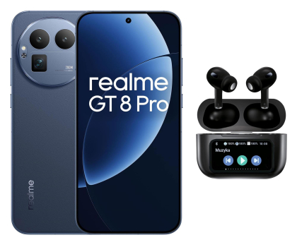 Smartfon / Telefon realme GT 8 Pro 16/512GB Urban Blue + Smart Buds Pro